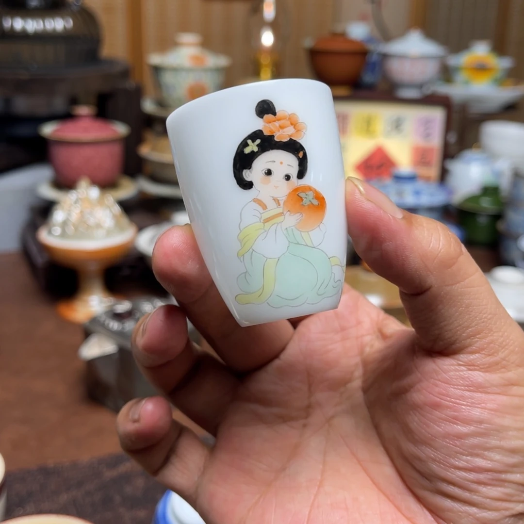杯吾****彩星慧陶瓷釉下彩茶具