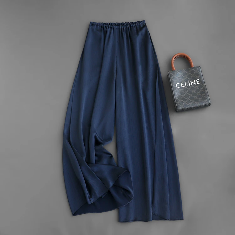 大女主范儿！气场全开！ 松紧腰宽松阔腿裤长裤女春