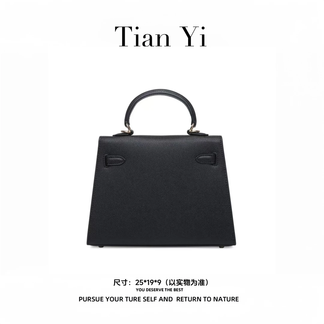 【Tian Yi 渠道货】-2025新款轻奢单肩手提斜挎包 KL精致黑 8025