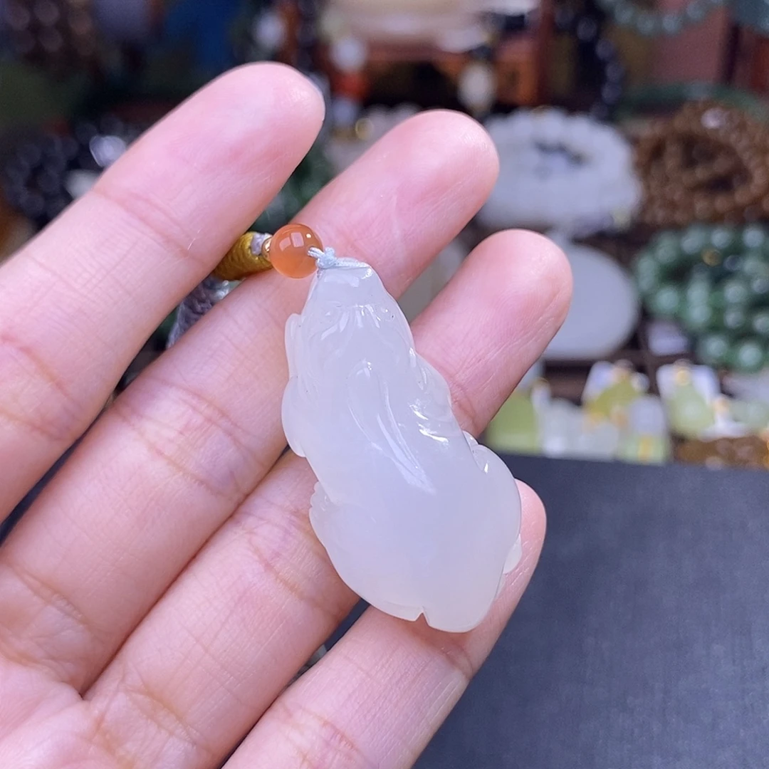 颈饰未镶嵌和田玉孤品清货