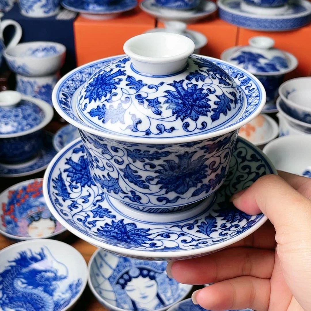 【闪购商品】杯枫**华全手工手绘景德镇