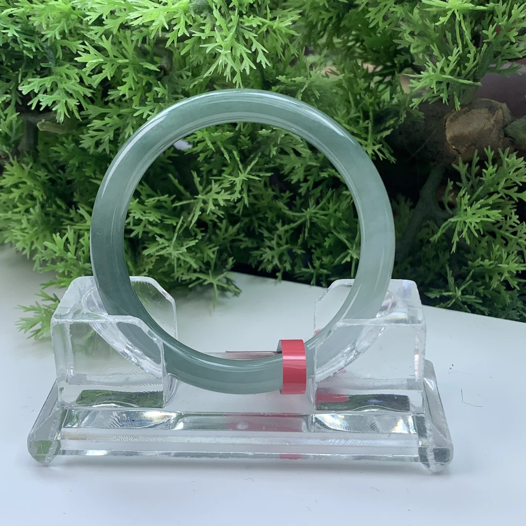 【刘思懿】天然缅甸A货翡翠手镯-V-3