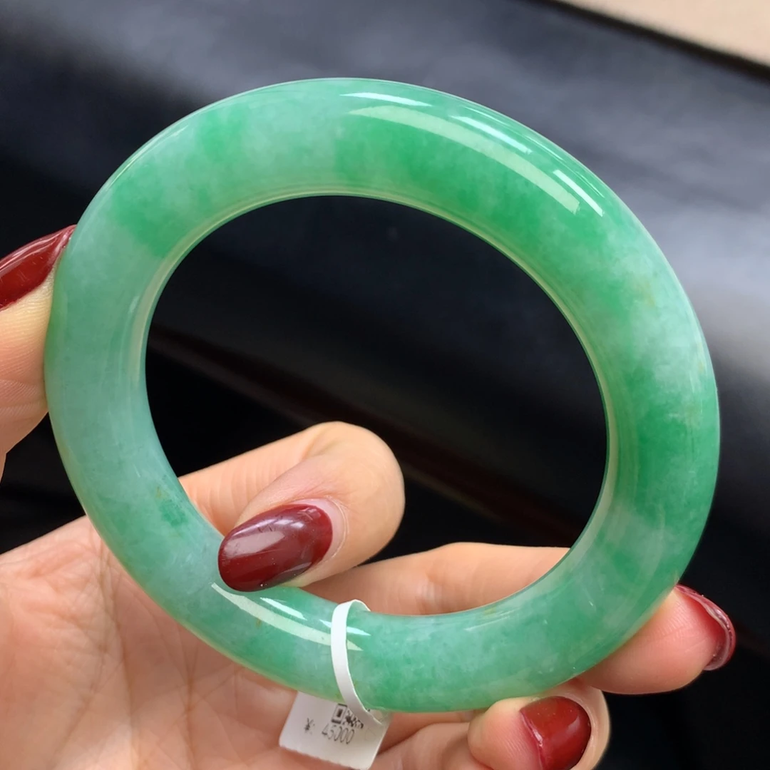 翡翠未镶嵌手镯圆