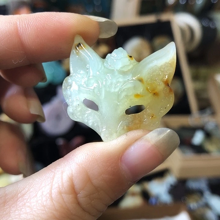 岫玉未镶嵌岫玉挂件