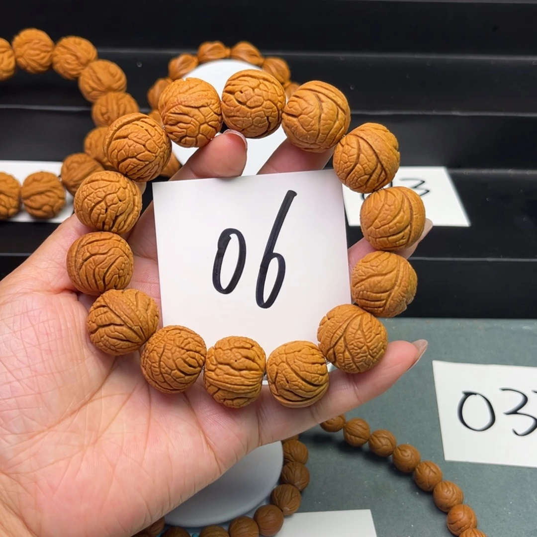 桃核手串君*金丝龙珠