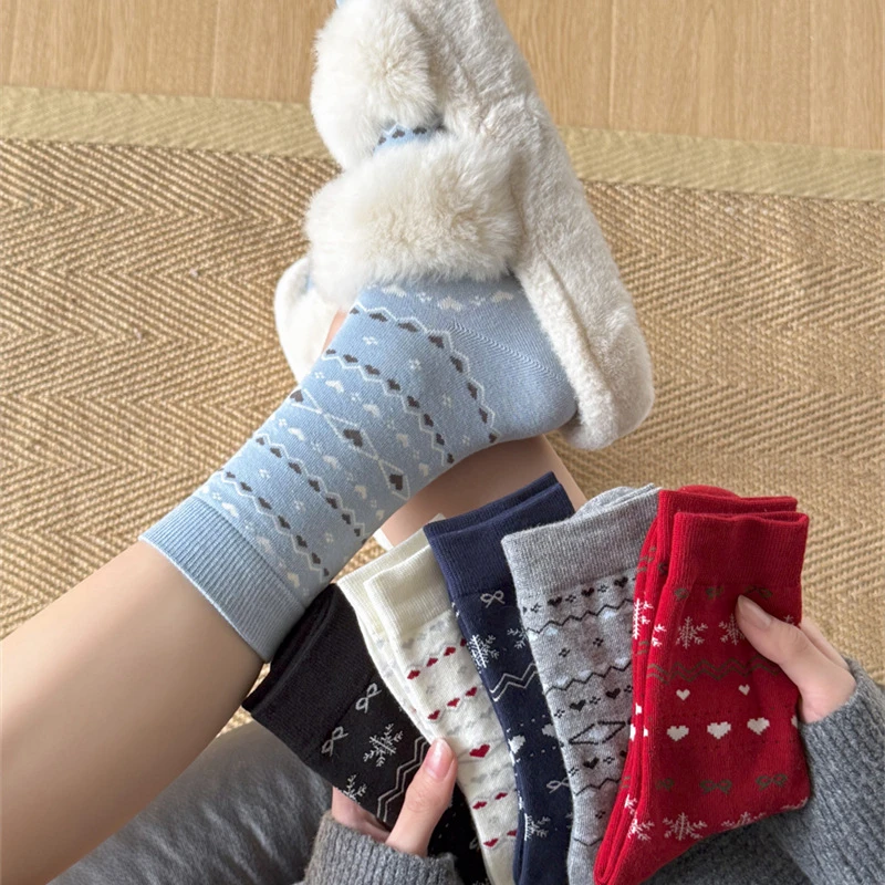 英伦风中腰短袜女24113 春秋百搭女袜子本命年新年大红袜子女生袜