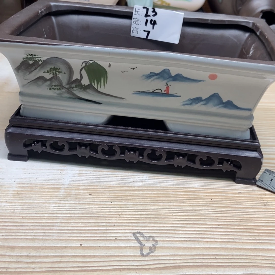 瓷片陶瓷花盆陶瓷艺术