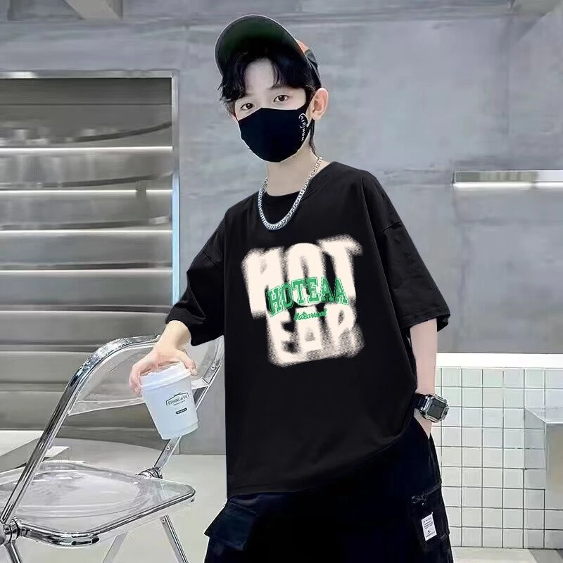 童装男童短袖t恤纯棉夏季新款儿童宝宝半袖上衣中大童