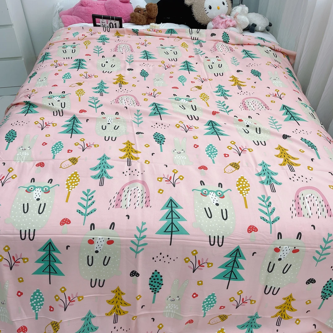 220cm*240cm缩水后床单好看时尚亲肤透气好看凉快盖毯冷感多功能