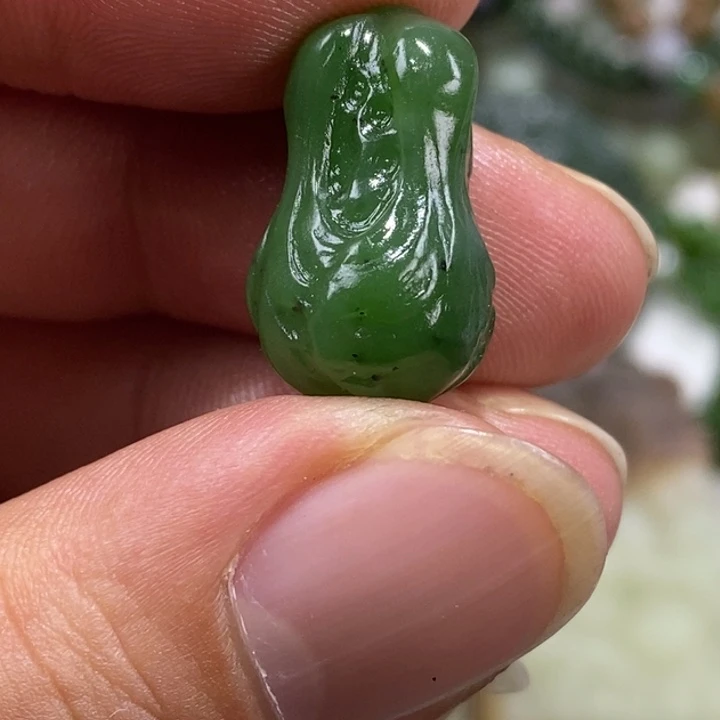 和田玉（糖玉）未镶嵌车挂