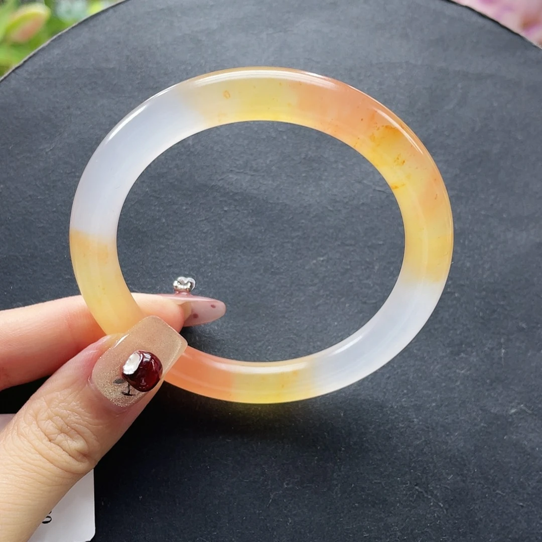 海***轩石英质玉未镶嵌手镯58