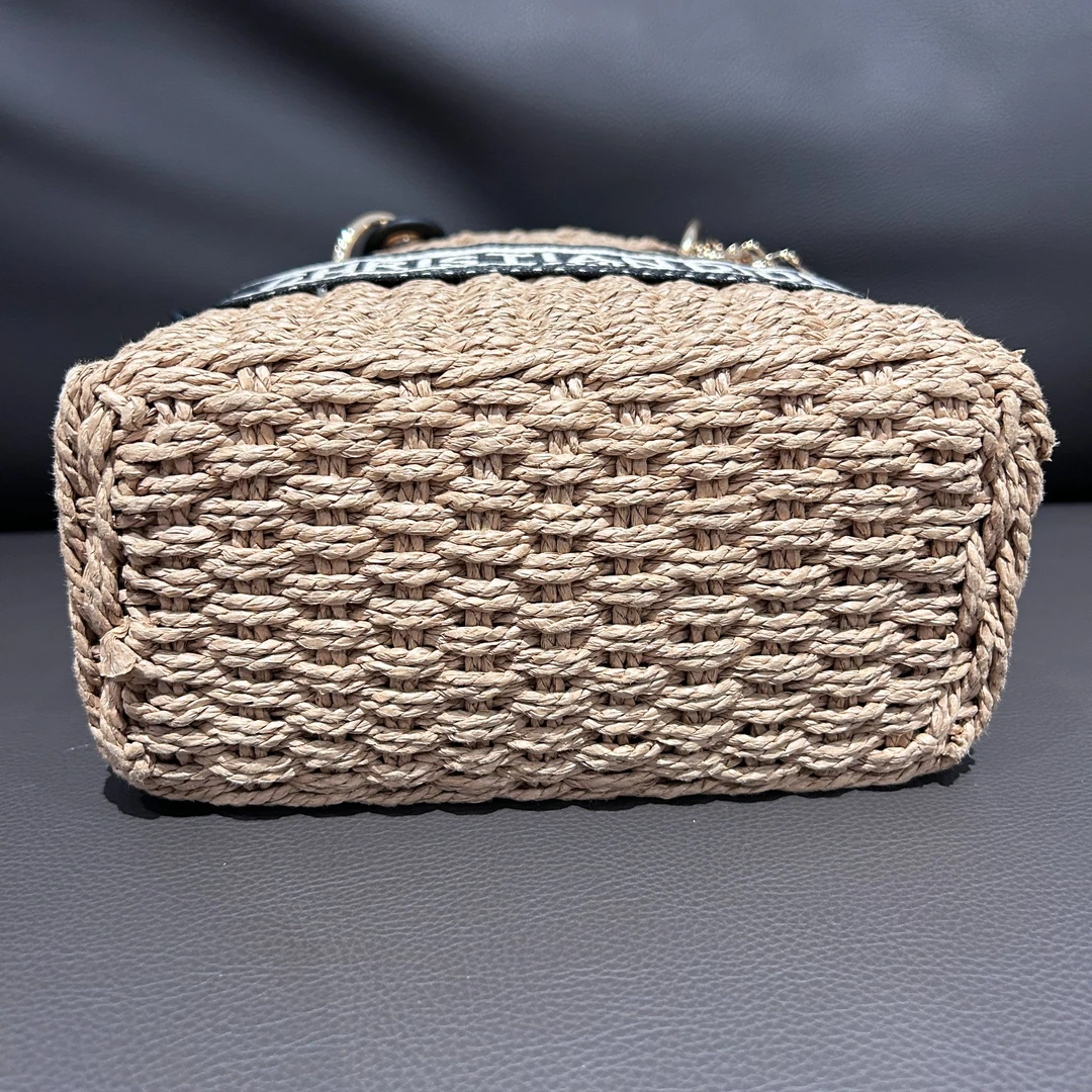 COCO DICV25新款高端定制时尚女包 编织菜篮