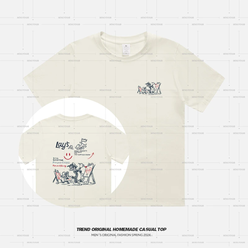 【T恤系列】 猫鼠游戏-限定230g精梳棉男女同款短袖 soinku