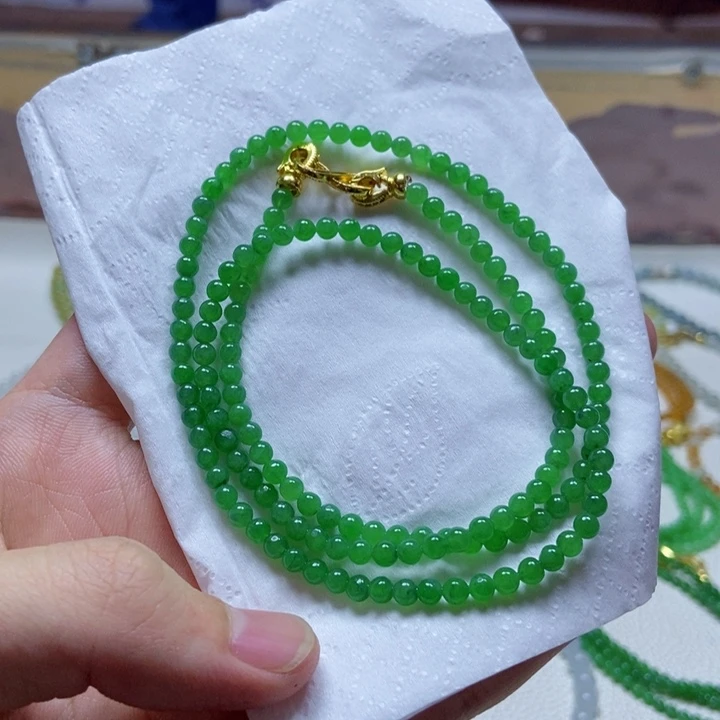 定制翡翠未镶嵌缅甸翡翠A货卡3.8