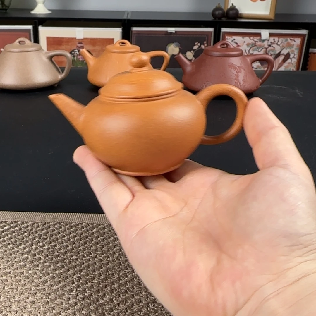 半***事茶壶紫砂微瑕水平