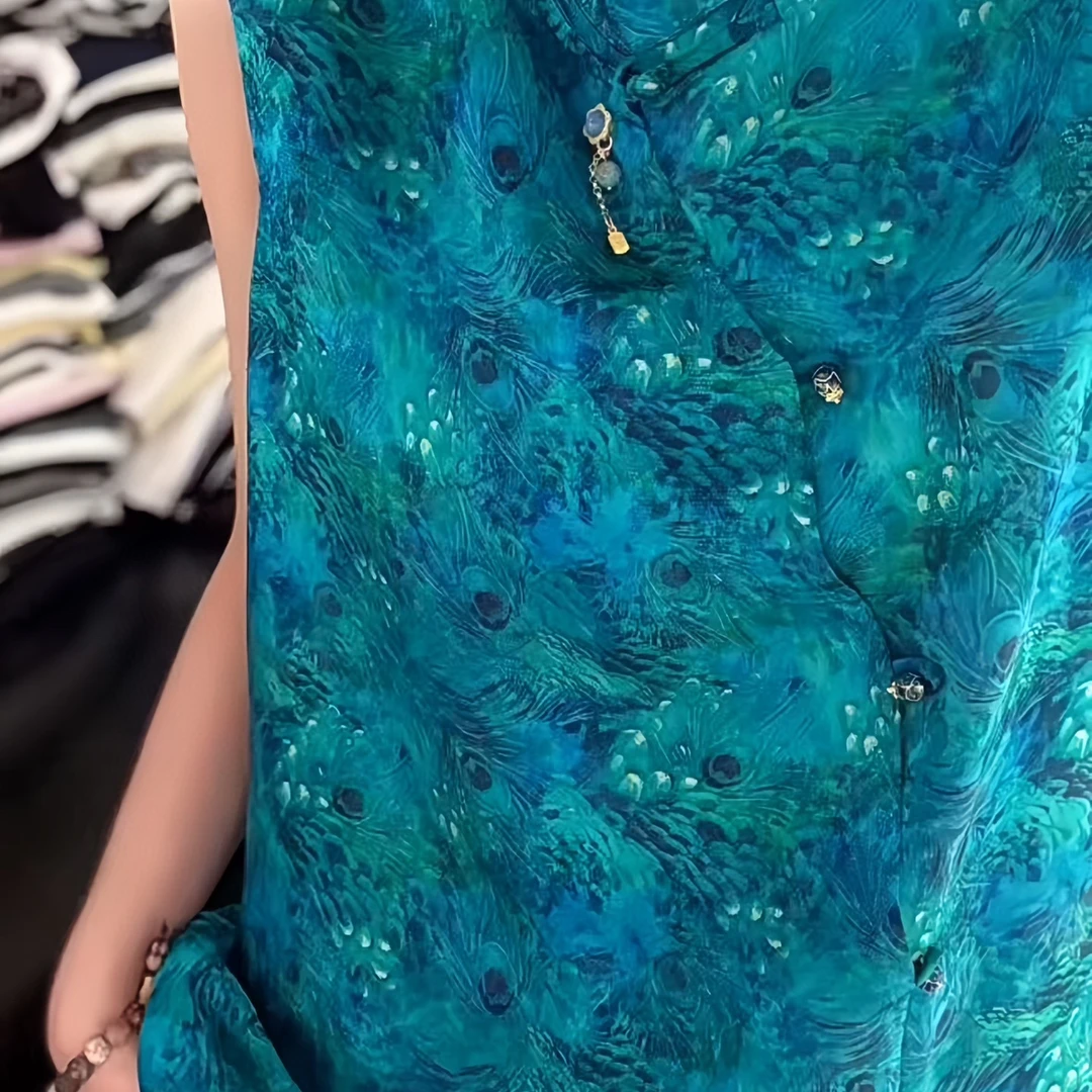 夏上新新中式立领盘扣马甲