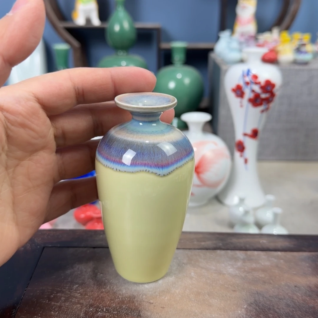 陶瓷手工小花器摆件