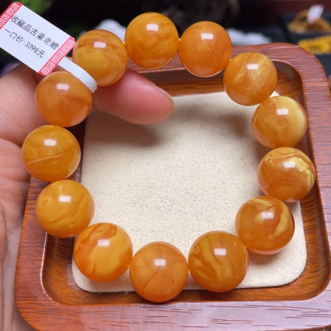 蜜蜡手链未镶嵌手串