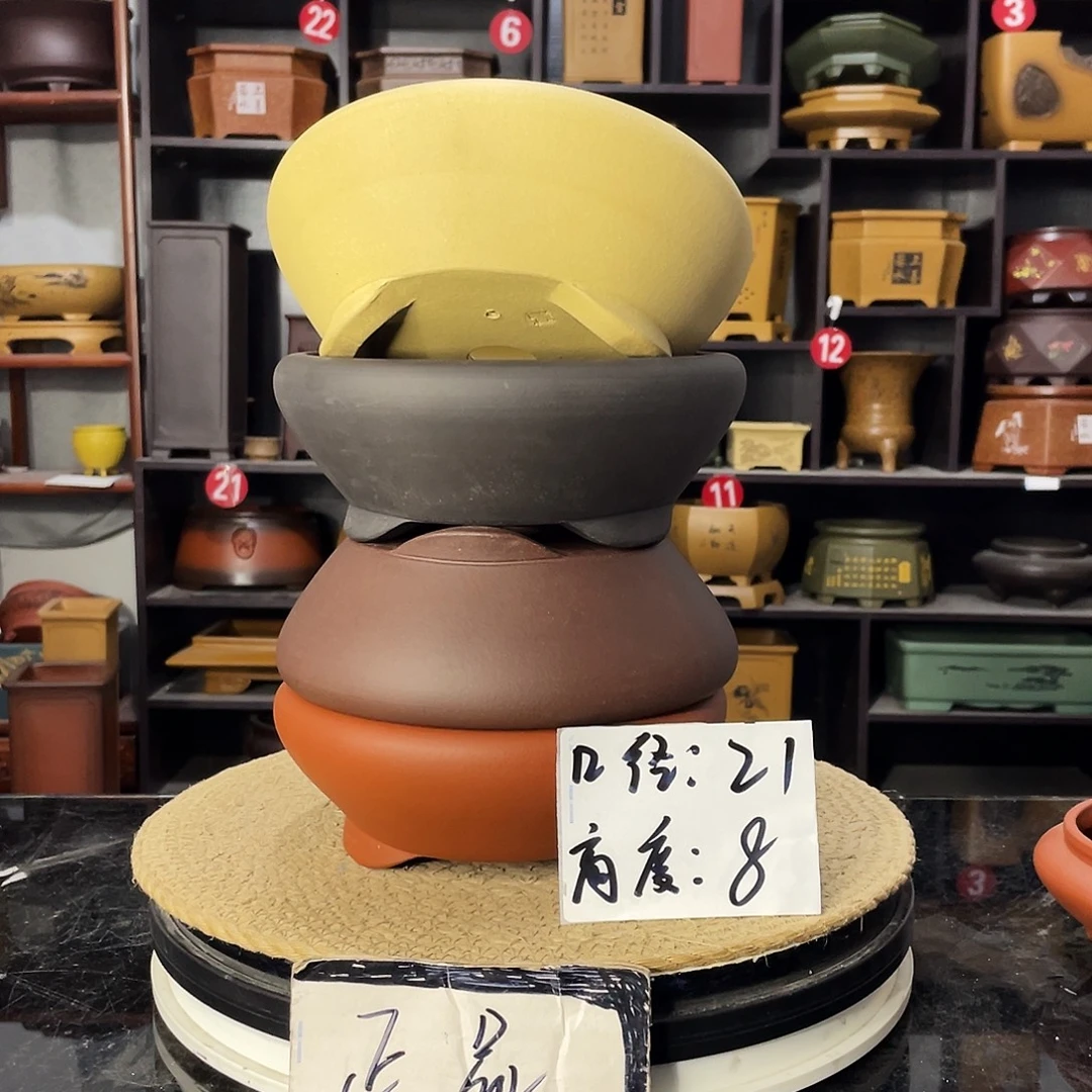 D-盆尚好紫砂花盆
