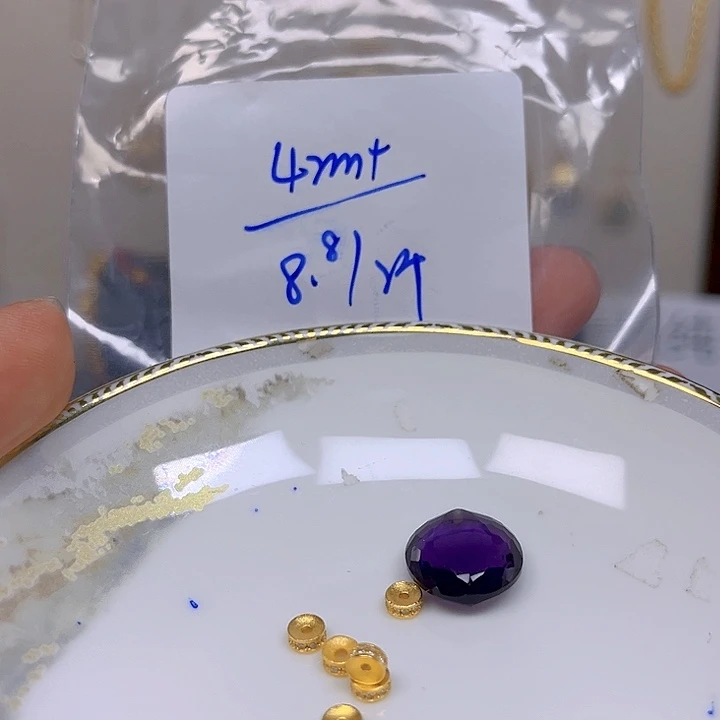 紫晶颈饰银S925镶嵌紫晶925镶嵌96