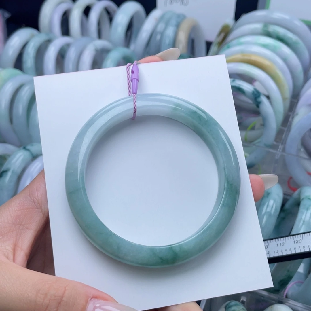 翡翠未镶嵌手镯58.8