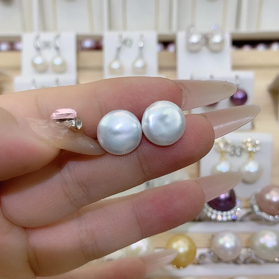 淡水珍珠颈饰银S925镶嵌