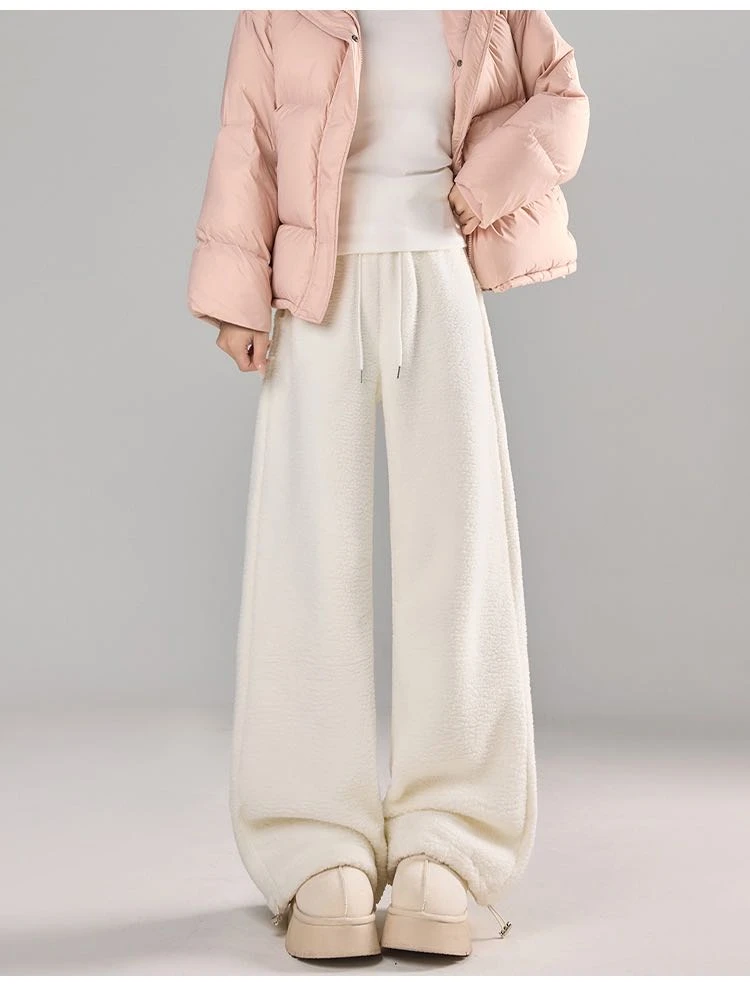 XIAOPAI-[穿上不冷]2025冬季加绒加厚保暖时尚宽松休闲裤HB-51105