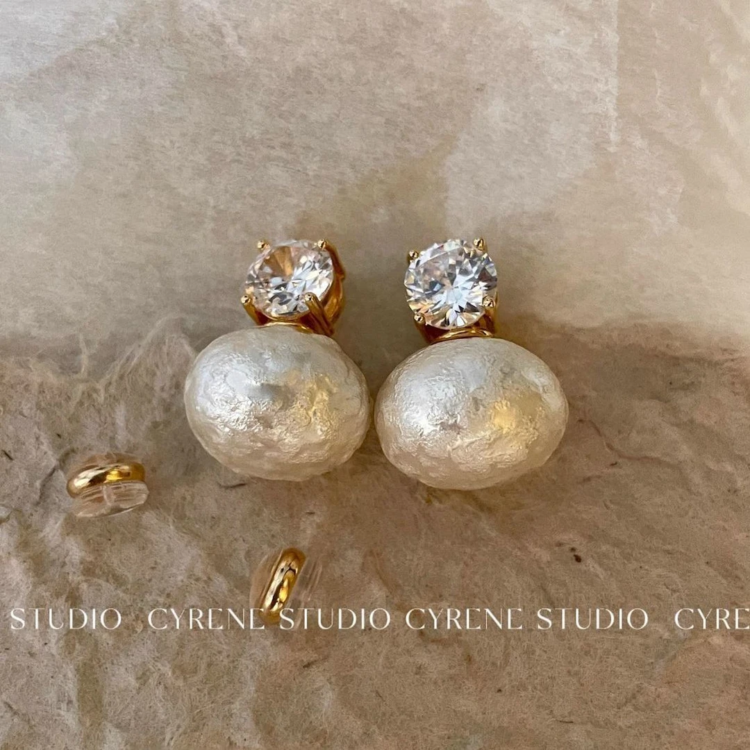 铜合金耳饰 8491网红耳钉小众设计感高级气质时尚简约耳饰A66-A