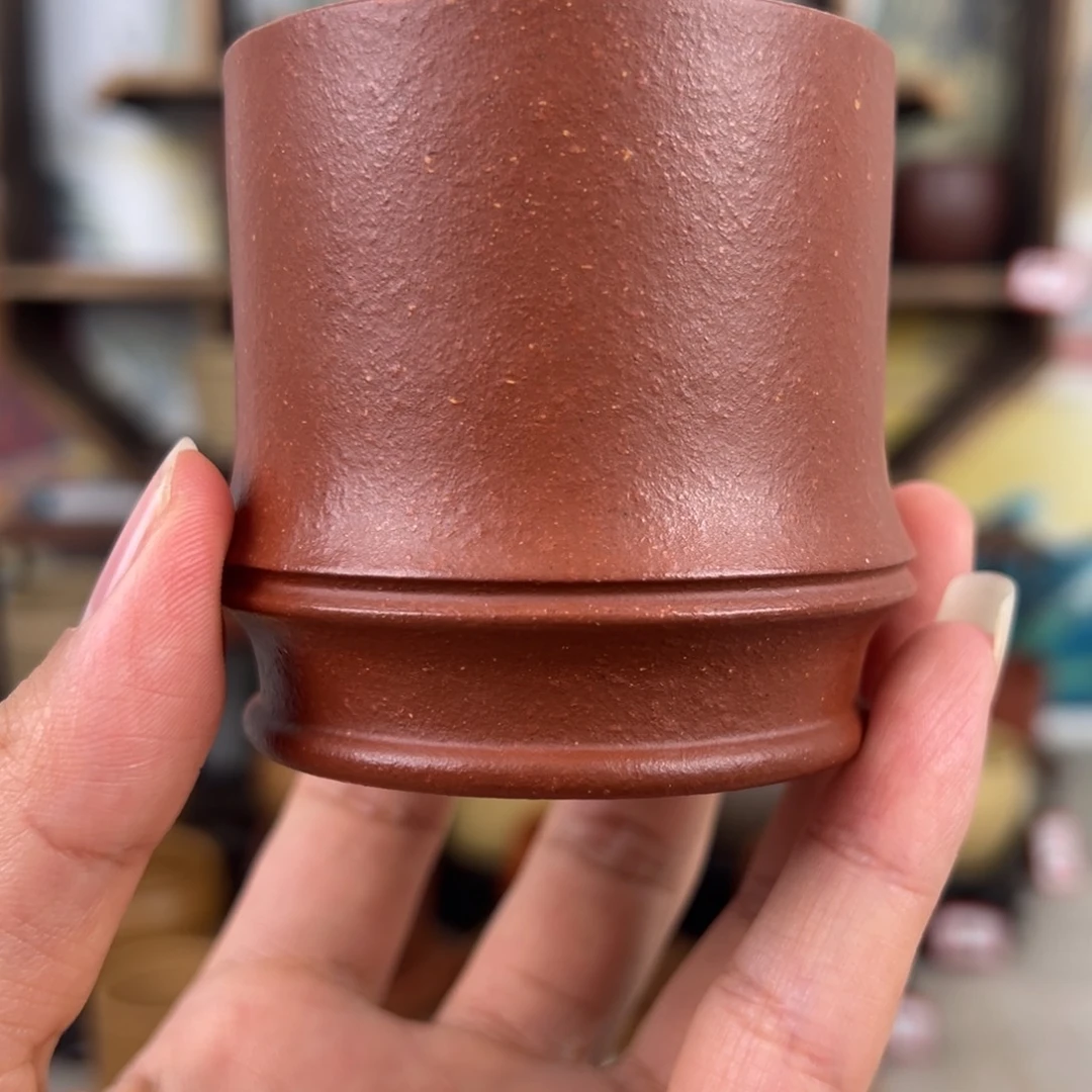 紫砂茶杯拙器甄选，纯原本矿。