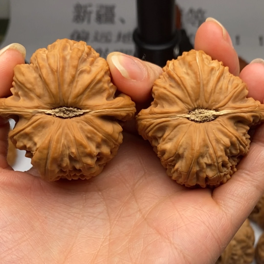 ！***！文玩核桃把件白狮子