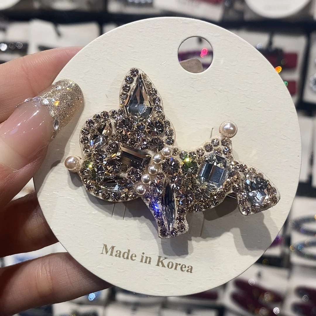 皮质铁合金鸭嘴夹