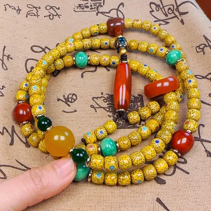 星月菩提吊坠烟*脖挂