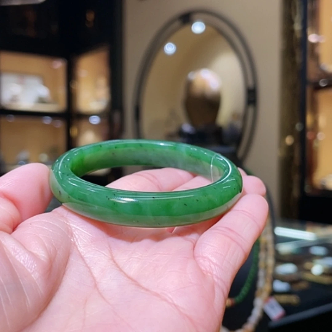 【闪购商品】和田玉手镯未镶嵌52.8#36.3g