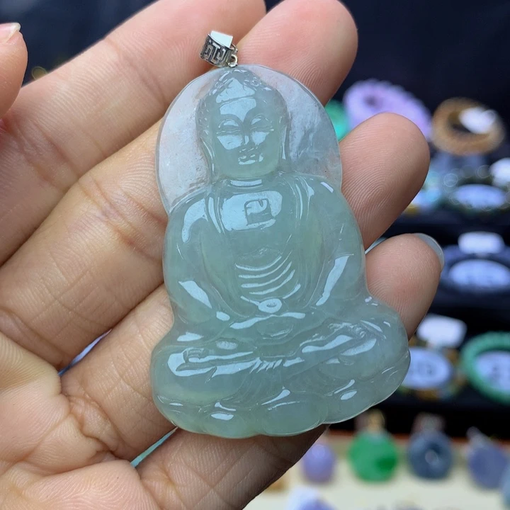 翡翠手链18K金镶嵌翡翠