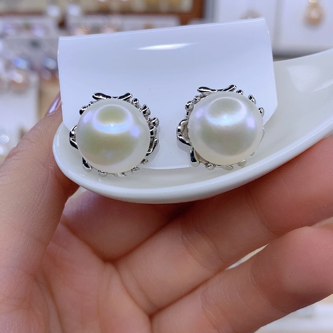 未镶嵌淡水珍珠耳饰