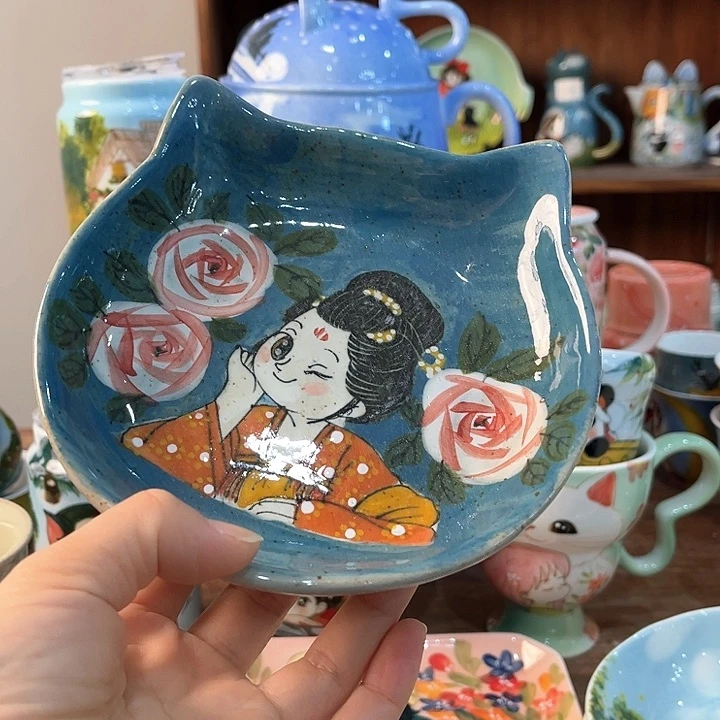 陶景德镇釉下手绘陶瓷