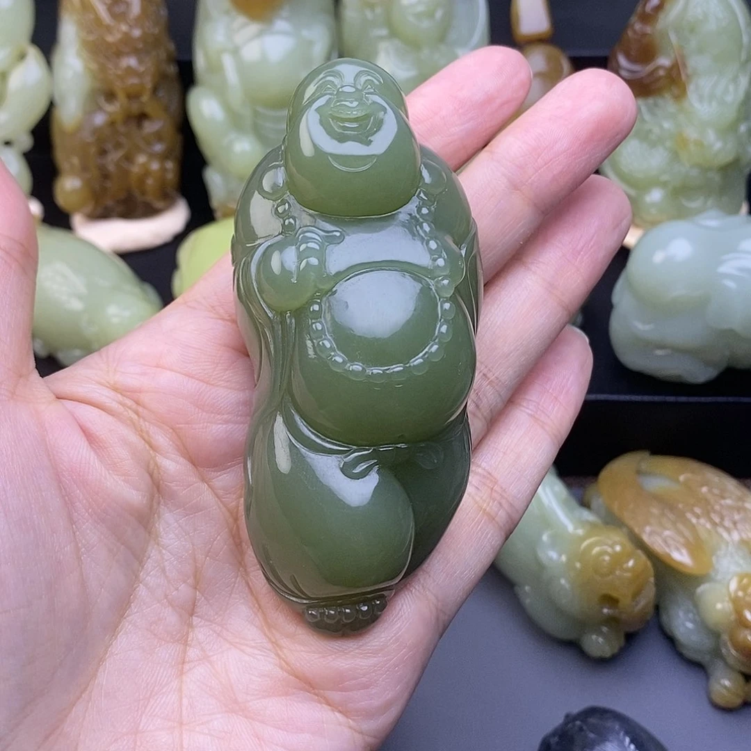 未镶嵌和田玉把件_*。