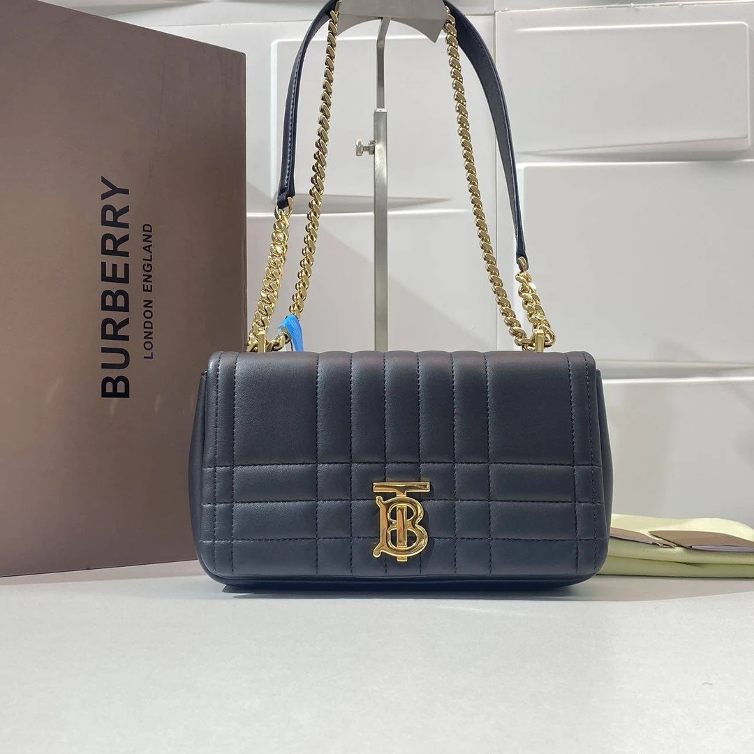 99新 BURBERRY/博柏利 巴宝莉口盖单肩包 THYX2110