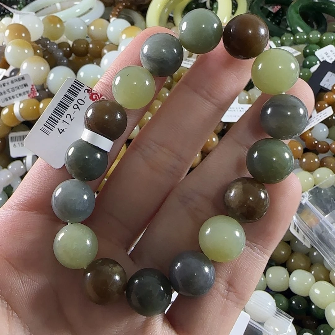 和田玉未镶嵌手链68