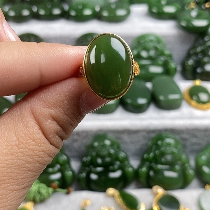 和田玉（碧玉）未镶嵌项链