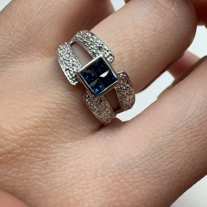 蓝宝石戒指未镶嵌