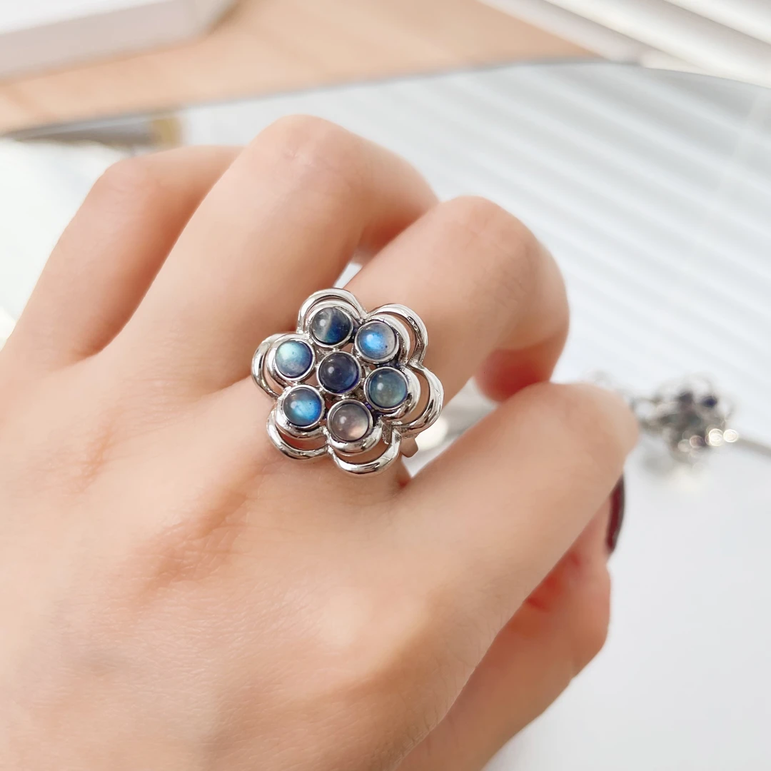 【月光转转】可旋转灰月光开口戒多样性发其一