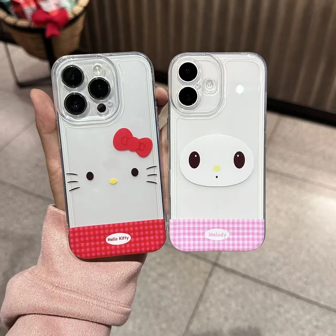 简约三丽鸥适用苹果17promax手机壳16小米华为14防摔可爱