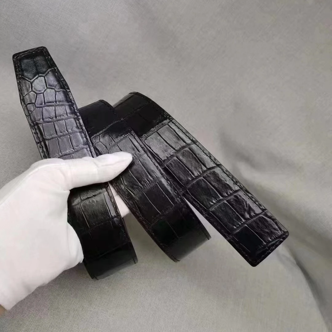 【小皮匠】女士腰带鳄鱼皮时尚休闲经典礼盒装百搭商务