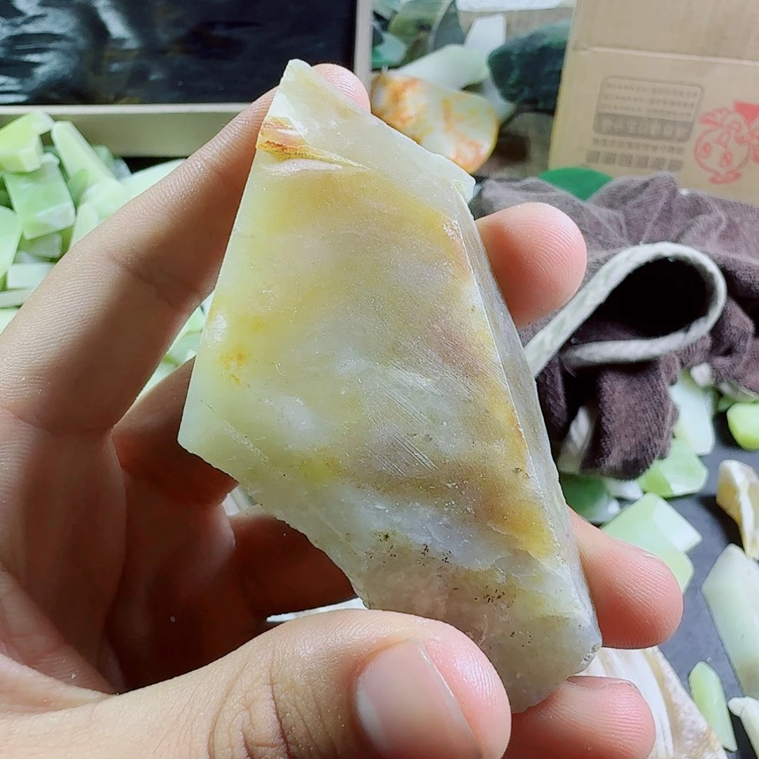 笑***容和田玉未镶嵌挂件