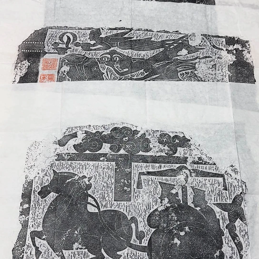 其他拓片用纸车马出行