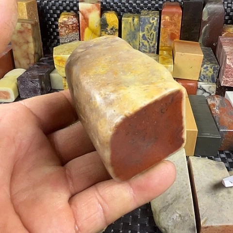 寿山石孩*樱寿山石寿山石