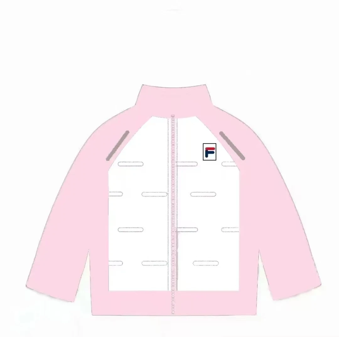 秋冬季新款男童女童长袖休闲洋气防风宽松拉链中大童棉服