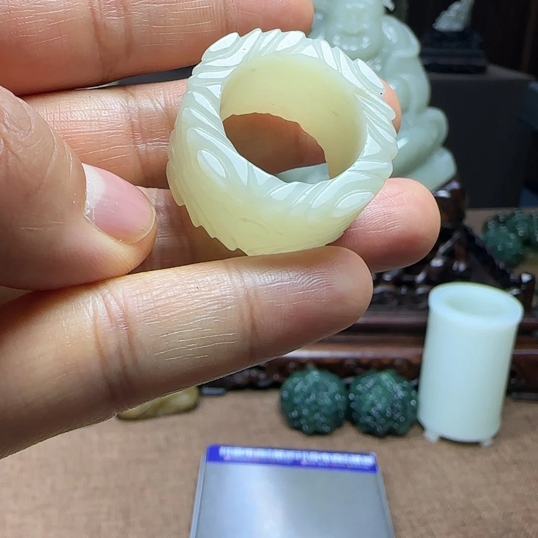 和田玉颈饰未镶嵌20圈口