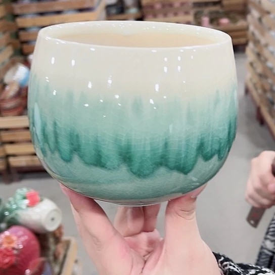 陶瓷花盆凑单福利满10元发货！